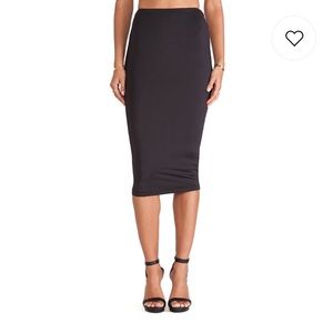 Nookie pencil skirt - black